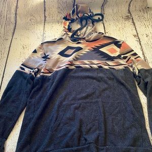 light sweater with hood